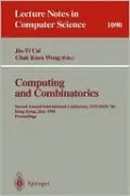 Computing and Combinatorics, Vol. 109