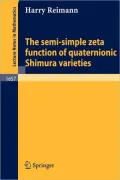 The semi-simple zeta function of quaternionic Shimura varieties