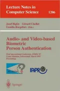 Audio- and Video-based Biometric Person Authentication, Vol. 120