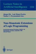 Non-Monotonic Extensions of Logic Programming, Vol. 121