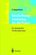 Beschaffungsmarketing Fa1/4r Die Praxis
