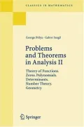 Book cover of Problems and Theorems in Analysis I