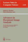 Advances in Document Image Analysis
