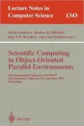 Scientific Computing in Object-Oriented Parallel Environments
