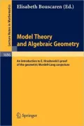 Model Theory and Algebraic Geometry, Vol. 169