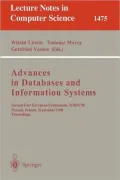 Advances in Databases and Information Systems : Second East European Symposium, ADBIS '98, Poznan, Poland, September 7-10, 1998, Proceedings