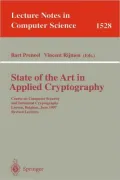 State of the Art in Applied Cryptography, Vol. 152
