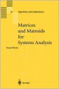 Matrices and Matroids for Systems Analysis