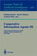 Cooperative Information Agents III