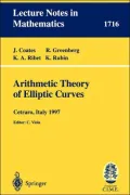 Arithematic Theory of Elliptic Curves