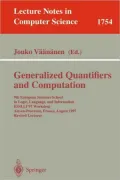 Generalized Quantifiers and Computation