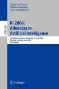 KI 2006: Advances in Artificial Intelligence: 29th Annual German Conference on AI, KI 2006, Bremen, Germany, June 14-17, 2006, Proceedings
