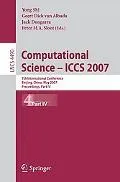 Computational Science -- ICCS 2007: 7th International Conference, Beijing China, May 27-30, ...