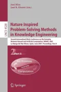 Nature Inspired Problem-Solving Methods in Knowledge Engineering: Second International Work-Conference on the Interplay Between Natural and Artificial Computation, IWINAC 2007 la Manga del Mar Menor, Spain, June 18-21, 2007 Proceedings, Part II