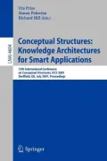 Conceptual Structures : Knowledge Architecture for Smart Applications: 15th International Conference on Conceptual Structures, ICCS 2007, Sheffield, UK, July 22-27, 2007, Proceedings