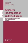 Advances in Computation and Intelligence: Second International Symposium, ISICA 2007 Wuhan, China, September 21-23, 2007 Proceedings