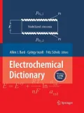 Electrochemical Dictionary