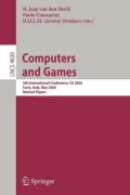 Computers and Games : 5th International Conference, CG 2006, Turin, Italy, May 29-31, 2006, Revised Papers