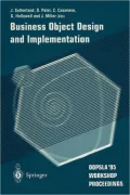 Business Object Design and Implementation: OOPSLA'95 Workshop Proceedings