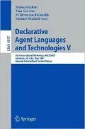 Declarative Agent Languages and Technologies V
