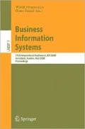 Business Information Systems: 11th International Conference, BIS 2008, Innsbruck, Austria, May 5-7, 2008, Proceedings