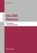 Ada 2005 Rationale: The Language, the Standard Libraries