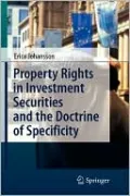 Property Rights in Investment Securities and the Doctrine of Specificity
