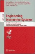Engineering Interactive Systems: EIS 2007 Joint Working Conferences EHCI 2007, DSV-IS 2007, HCSE 2007, Salamanca, Spain, March 22-24, 2007. Selected P