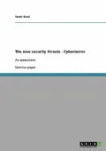 The New Security Threats - Cyberterror by Sinai, Tamir — book cover