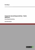 Corporate Social Responsibility - Public Relations
