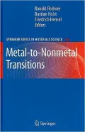 Metal-to-Nonmetal Transitions