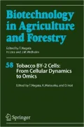 Tobacco By-2 Cells: From Cellular Dynamics to Omics