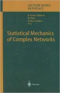 Statistical Mechanics of Complex Networks