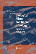 Biological Micro- And Nanotribology: Nature's Solutions