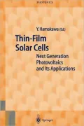 Thin-Film Solar Cells: Next Generation Photovoltaics and Its Applications