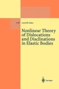 Nonlinear Theory of Dislocations and Disclinations in Elastic Bodies
