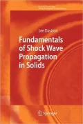 Fundamentals of Shock Wave Propagation in Solids