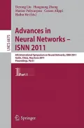 Advances in Neural Networks - ISNN 2011