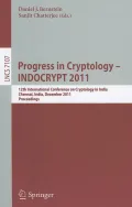 Progress in Cryptology - INDOCRYPT 2011