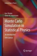 Monte Carlo Simulation in Statistical Physics: An Introduction
