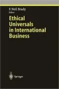 Ethical Universals in International Business