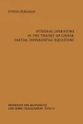Integral Operators in the Theory of Linear Partial Differential Equations