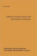 Compact Convex Sets and Boundary Integrals