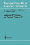 Adjuvant Therapy of Breast Cancer V