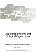 Disordered Systems and Biological Organization