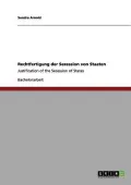Rechtfertigung Der Sezession Von Staaten