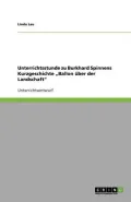 Unterrichtsstunde Zu Burkhard Spinnens Kurzgeschichte Ballon Ber Der Landschaft