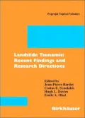 Landslide Tsunamis. Pageoph Topical Volumes