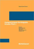 Computational Earthquake Science, Part 1, Vol. 1