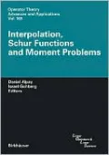 Interpolation, Schur Functions and Moment Problems